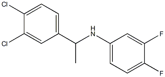 N-[1-(3,4-dichlorophenyl)ethyl]-3,4-difluoroaniline 구조식 이미지