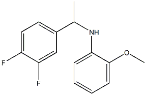 N-[1-(3,4-difluorophenyl)ethyl]-2-methoxyaniline Structure