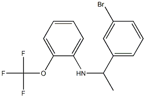 N-[1-(3-bromophenyl)ethyl]-2-(trifluoromethoxy)aniline 구조식 이미지