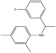 N-[1-(3-fluorophenyl)ethyl]-2,4-dimethylaniline 구조식 이미지