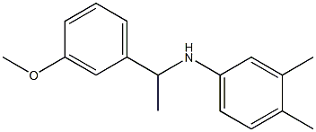 N-[1-(3-methoxyphenyl)ethyl]-3,4-dimethylaniline 구조식 이미지