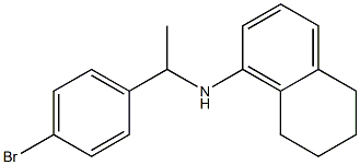 N-[1-(4-bromophenyl)ethyl]-5,6,7,8-tetrahydronaphthalen-1-amine Structure