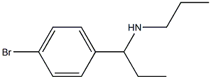 N-[1-(4-bromophenyl)propyl]-N-propylamine Structure