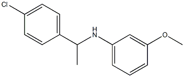 N-[1-(4-chlorophenyl)ethyl]-3-methoxyaniline Structure