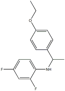 N-[1-(4-ethoxyphenyl)ethyl]-2,4-difluoroaniline 구조식 이미지