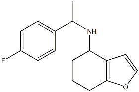 N-[1-(4-fluorophenyl)ethyl]-4,5,6,7-tetrahydro-1-benzofuran-4-amine Structure