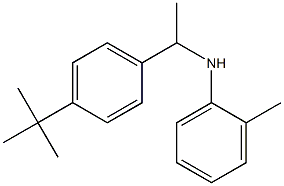 N-[1-(4-tert-butylphenyl)ethyl]-2-methylaniline 구조식 이미지