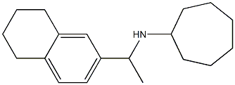 N-[1-(5,6,7,8-tetrahydronaphthalen-2-yl)ethyl]cycloheptanamine Structure