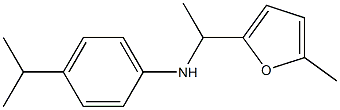 N-[1-(5-methylfuran-2-yl)ethyl]-4-(propan-2-yl)aniline Structure