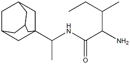 N-[1-(adamantan-1-yl)ethyl]-2-amino-3-methylpentanamide 구조식 이미지