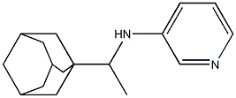 N-[1-(adamantan-1-yl)ethyl]pyridin-3-amine Structure