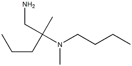 N-[1-(aminomethyl)-1-methylbutyl]-N-butyl-N-methylamine 구조식 이미지
