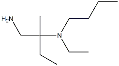 N-[1-(aminomethyl)-1-methylpropyl]-N-butyl-N-ethylamine Structure