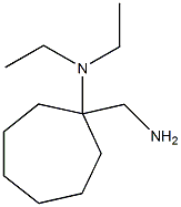 N-[1-(aminomethyl)cycloheptyl]-N,N-diethylamine Structure
