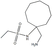 N-[1-(aminomethyl)cyclooctyl]ethane-1-sulfonamide 구조식 이미지