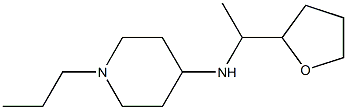 N-[1-(oxolan-2-yl)ethyl]-1-propylpiperidin-4-amine Structure