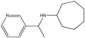 N-[1-(pyridin-3-yl)ethyl]cycloheptanamine Structure