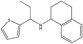 N-[1-(thiophen-2-yl)propyl]-1,2,3,4-tetrahydronaphthalen-1-amine Structure