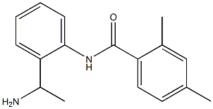 N-[2-(1-aminoethyl)phenyl]-2,4-dimethylbenzamide 구조식 이미지