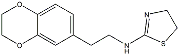 N-[2-(2,3-dihydro-1,4-benzodioxin-6-yl)ethyl]-4,5-dihydro-1,3-thiazol-2-amine Structure