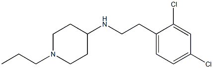 N-[2-(2,4-dichlorophenyl)ethyl]-1-propylpiperidin-4-amine Structure