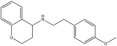 N-[2-(4-methoxyphenyl)ethyl]-3,4-dihydro-2H-1-benzopyran-4-amine Structure