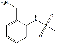 N-[2-(aminomethyl)phenyl]ethanesulfonamide 구조식 이미지