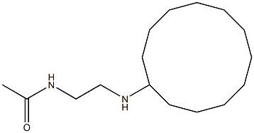 N-[2-(cyclododecylamino)ethyl]acetamide Structure