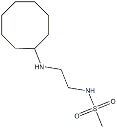 N-[2-(cyclooctylamino)ethyl]methanesulfonamide Structure