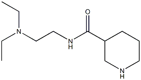 N-[2-(diethylamino)ethyl]piperidine-3-carboxamide 구조식 이미지