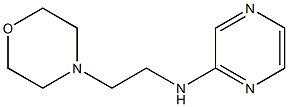 N-[2-(morpholin-4-yl)ethyl]pyrazin-2-amine Structure