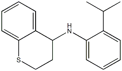 N-[2-(propan-2-yl)phenyl]-3,4-dihydro-2H-1-benzothiopyran-4-amine Structure