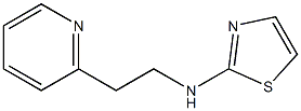 N-[2-(pyridin-2-yl)ethyl]-1,3-thiazol-2-amine 구조식 이미지