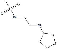 N-[2-(thiolan-3-ylamino)ethyl]methanesulfonamide Structure