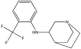 N-[2-(trifluoromethyl)phenyl]-1-azabicyclo[2.2.2]octan-3-amine Structure