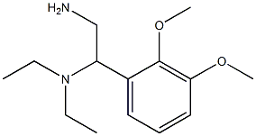 N-[2-amino-1-(2,3-dimethoxyphenyl)ethyl]-N,N-diethylamine 구조식 이미지
