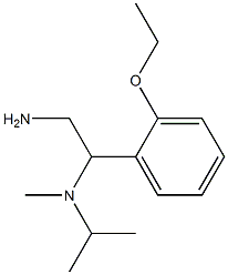 N-[2-amino-1-(2-ethoxyphenyl)ethyl]-N-isopropyl-N-methylamine 구조식 이미지