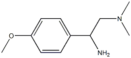 N-[2-amino-2-(4-methoxyphenyl)ethyl]-N,N-dimethylamine Structure