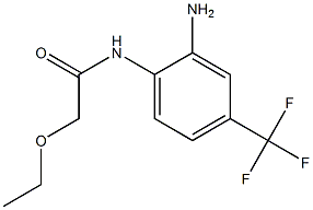 N-[2-amino-4-(trifluoromethyl)phenyl]-2-ethoxyacetamide 구조식 이미지