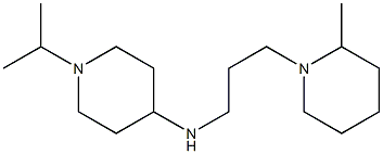 N-[3-(2-methylpiperidin-1-yl)propyl]-1-(propan-2-yl)piperidin-4-amine 구조식 이미지