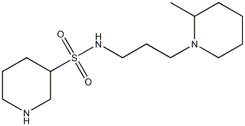 N-[3-(2-methylpiperidin-1-yl)propyl]piperidine-3-sulfonamide 구조식 이미지