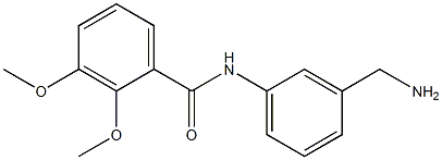 N-[3-(aminomethyl)phenyl]-2,3-dimethoxybenzamide 구조식 이미지