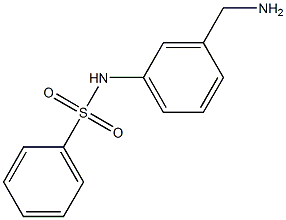 N-[3-(aminomethyl)phenyl]benzenesulfonamide Structure