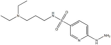 N-[3-(diethylamino)propyl]-6-hydrazinylpyridine-3-sulfonamide Structure
