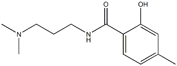 N-[3-(dimethylamino)propyl]-2-hydroxy-4-methylbenzamide Structure