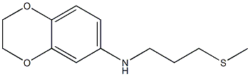 N-[3-(methylsulfanyl)propyl]-2,3-dihydro-1,4-benzodioxin-6-amine Structure