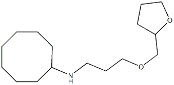 N-[3-(oxolan-2-ylmethoxy)propyl]cyclooctanamine 구조식 이미지