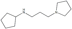 N-[3-(pyrrolidin-1-yl)propyl]cyclopentanamine Structure