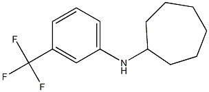 N-[3-(trifluoromethyl)phenyl]cycloheptanamine 구조식 이미지