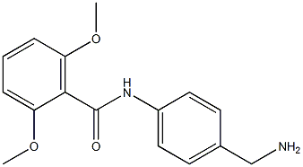 N-[4-(aminomethyl)phenyl]-2,6-dimethoxybenzamide Structure